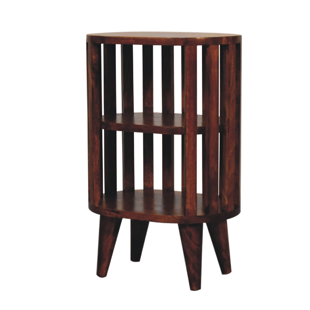 Artisan Ariella Double Shelf Chestnut Bedside