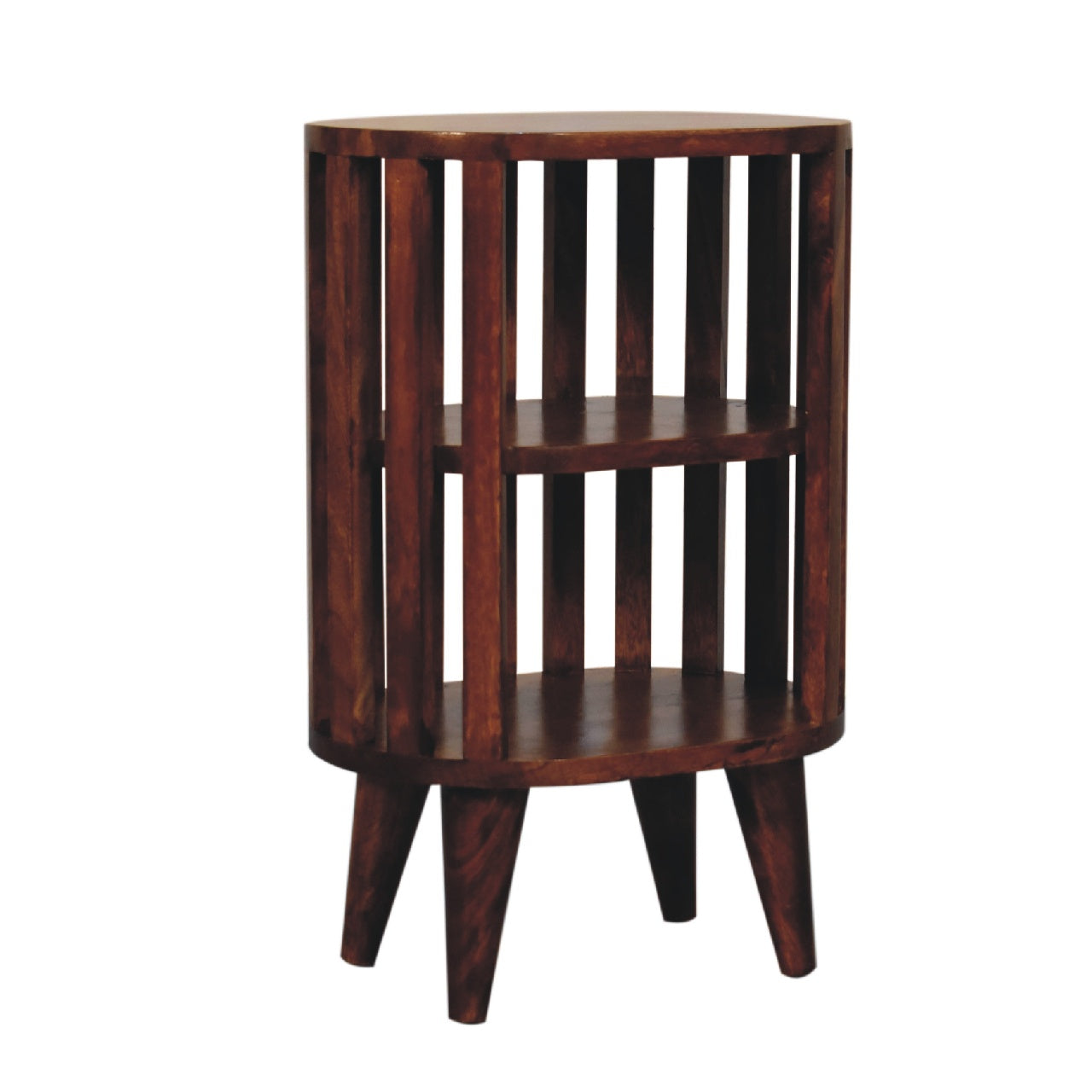 Artisan Ariella Double Shelf Chestnut Bedside
