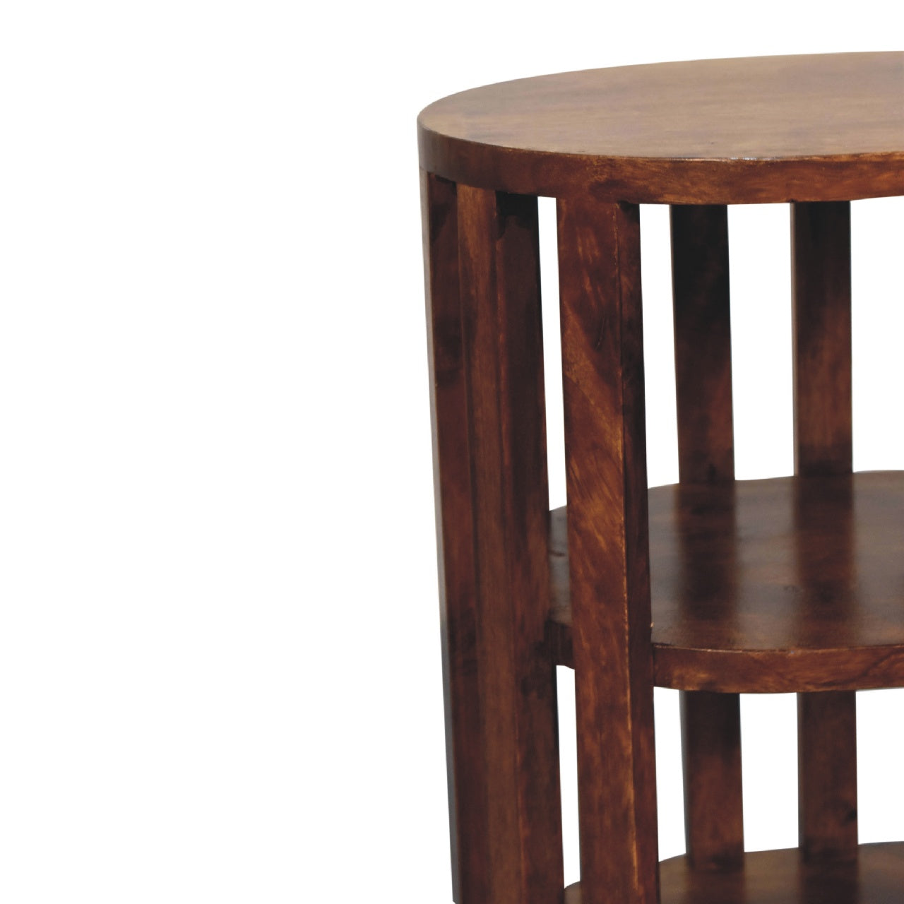 Artisan Ariella Double Shelf Chestnut Bedside
