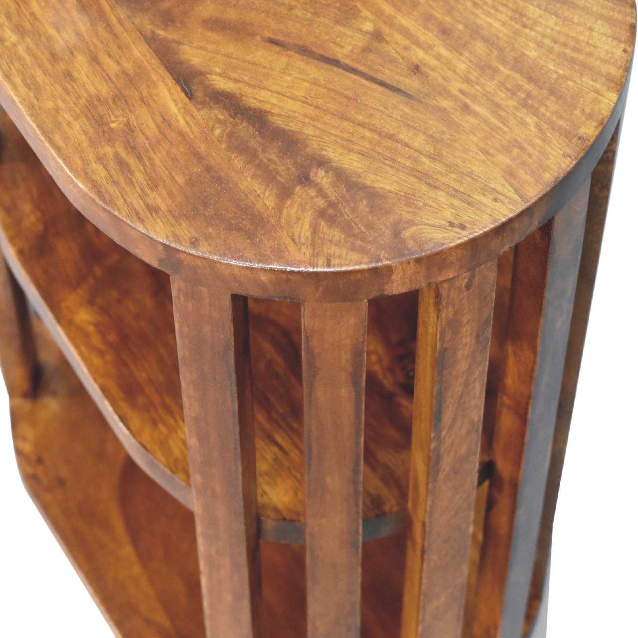 Artisan Ariella Double Shelf Chestnut Bedside