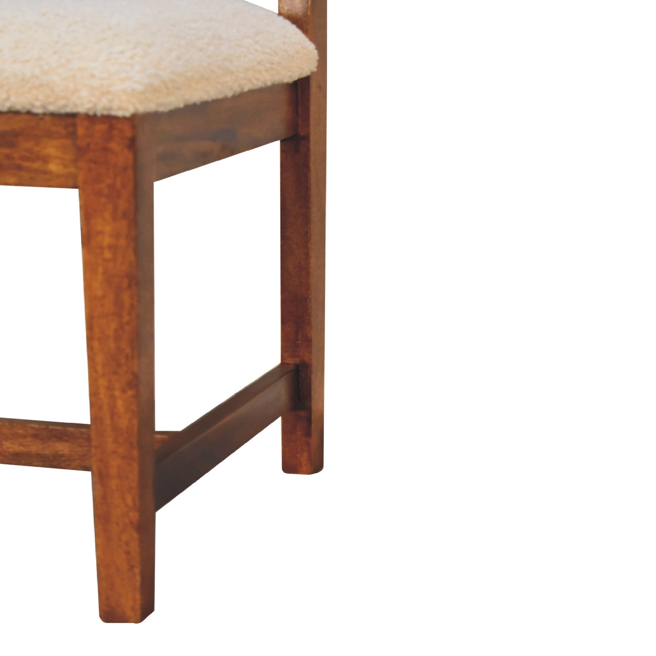 Artisan Cream Boucle Rattan Chair