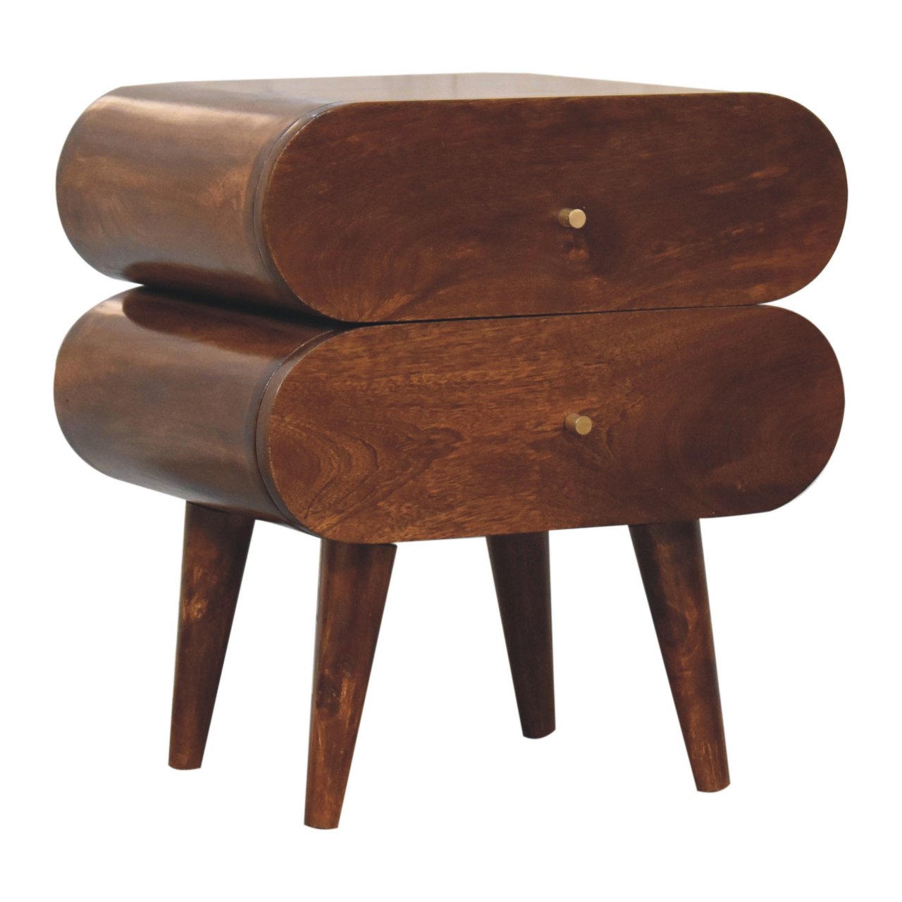 Artisan Bubble Chestnut Bedside