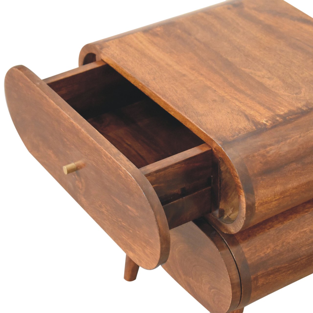 Artisan Bubble Chestnut Bedside