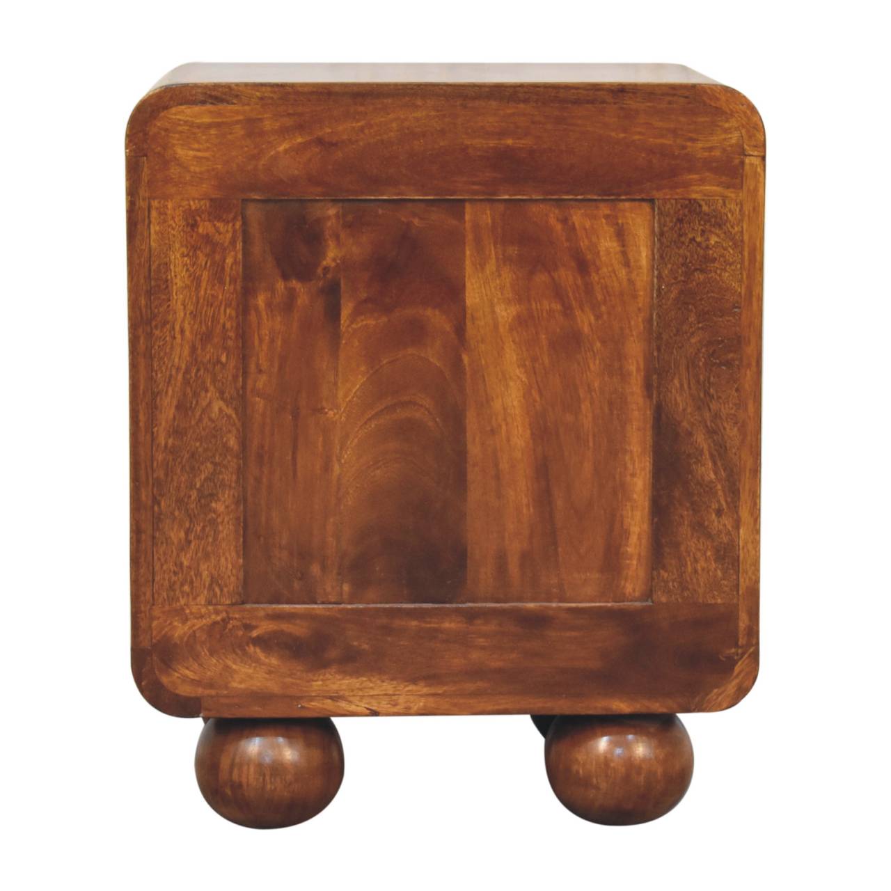 Artisan Chestnut Open Woven Bedside