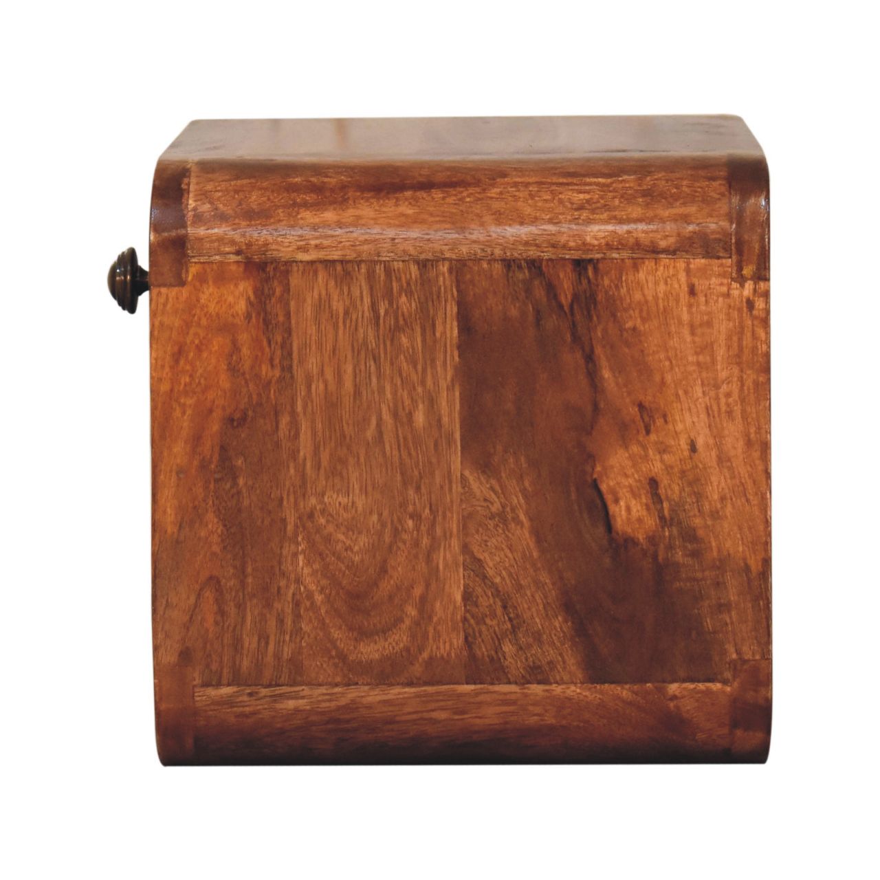 Artisan Mini Honey Caramel Wall Mounted Bedside with Open Slot