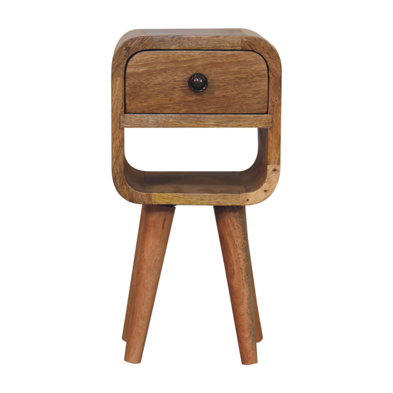 Artisan Extra Mini Oak-ish Curve Lower Bedside
