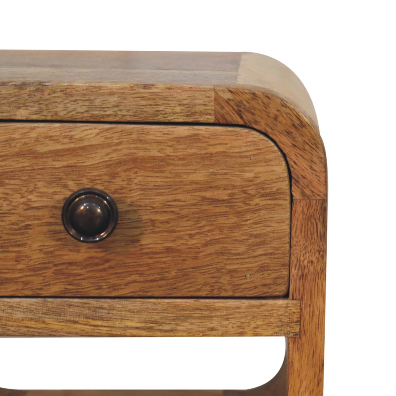 Artisan Extra Mini Oak-ish Curve Lower Bedside