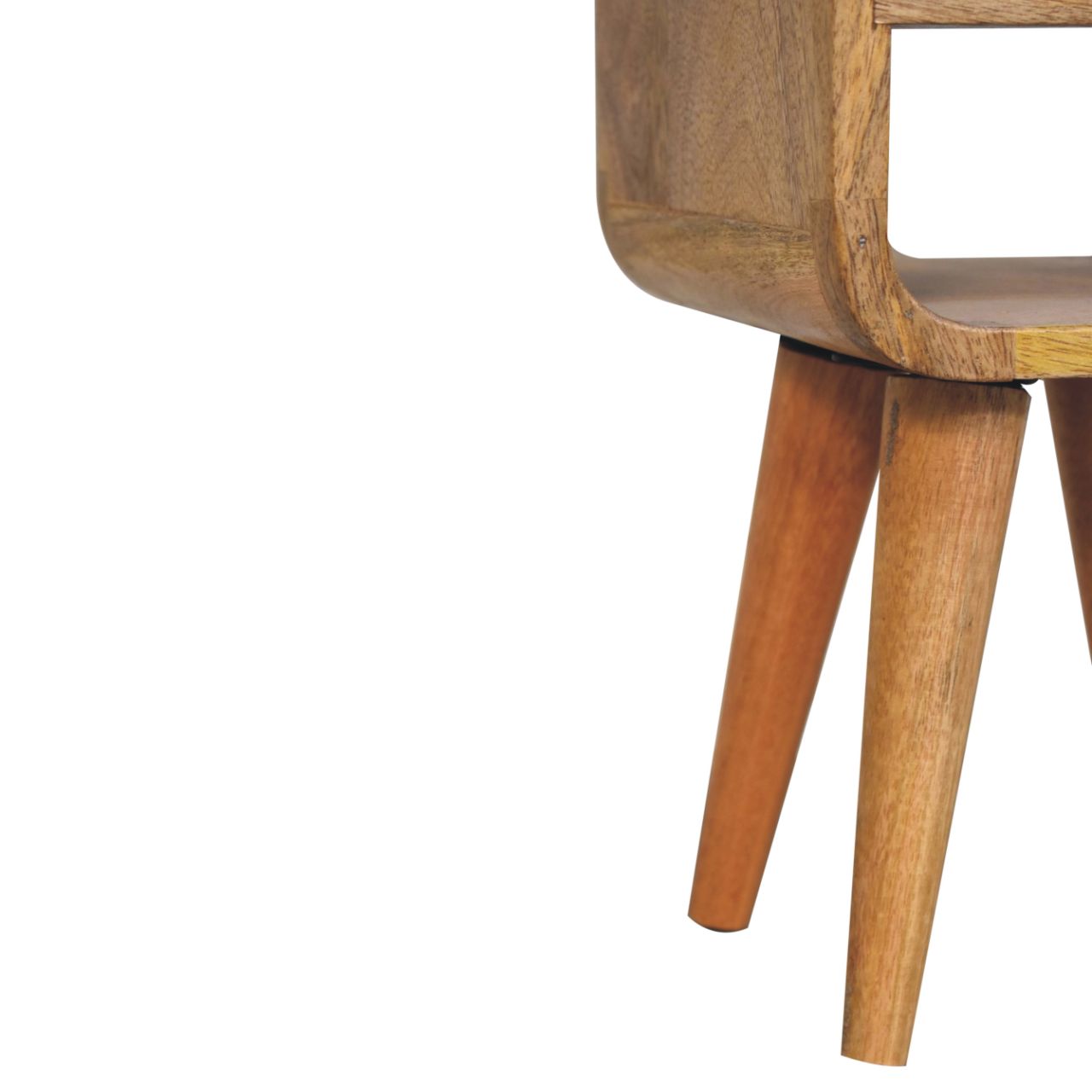 Artisan Extra Mini Oak-ish Curve Lower Bedside