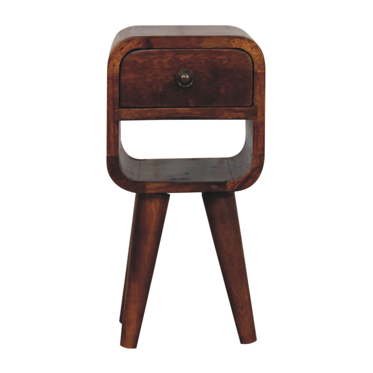 Artisan Extra Mini Chestnut Curve Lower Bedside