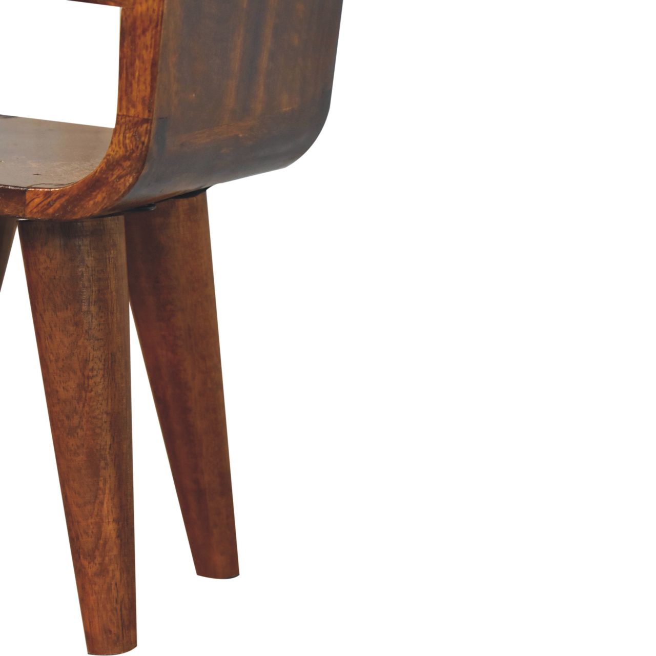 Artisan Extra Mini Chestnut Curve Lower Bedside