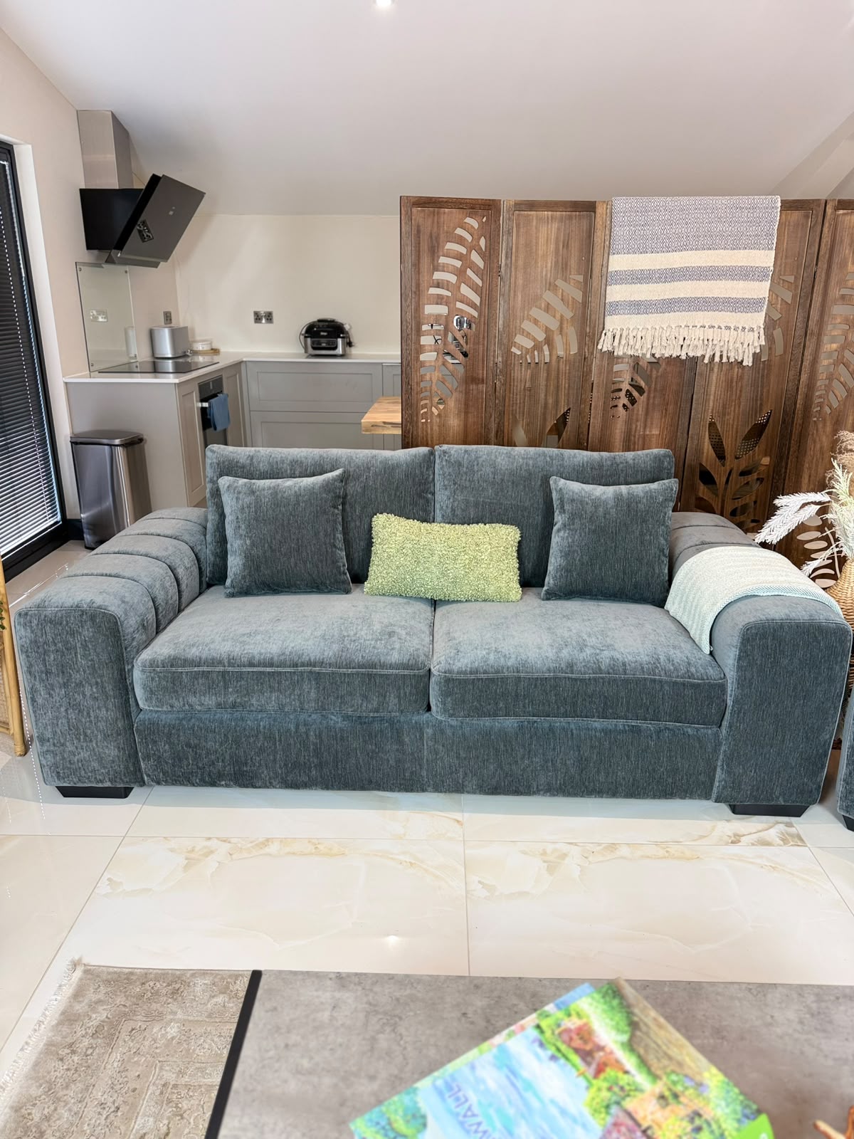 Laguna Sofa Grey 3 Seater