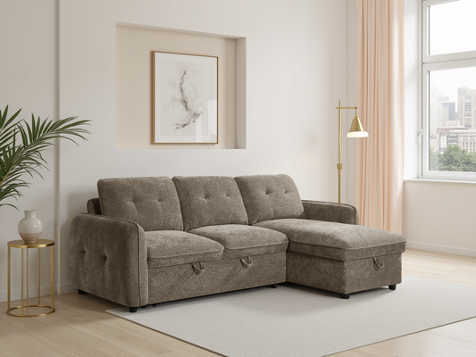 Moscow Sofabed Brown Universal Corner