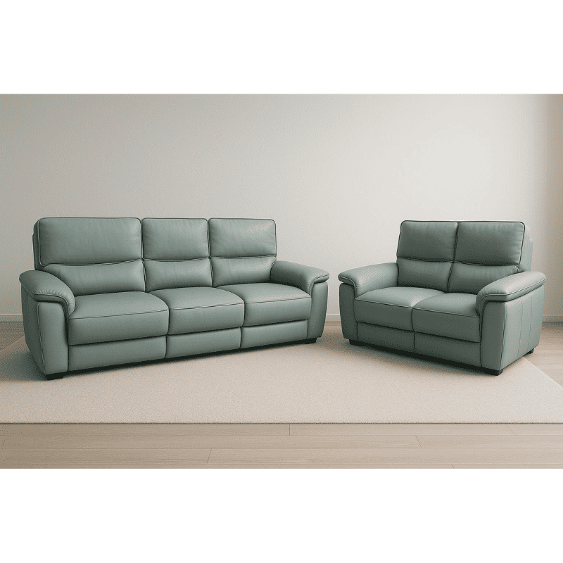 Paulo 3+2 Seater Genuine Leather Sofa Set