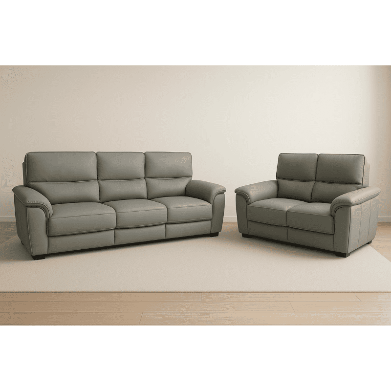 Paulo 3+2 Seater Genuine Leather Sofa Set