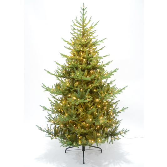 Green Spruce 7ft Pre-Lit 500 LED Christmas Tree