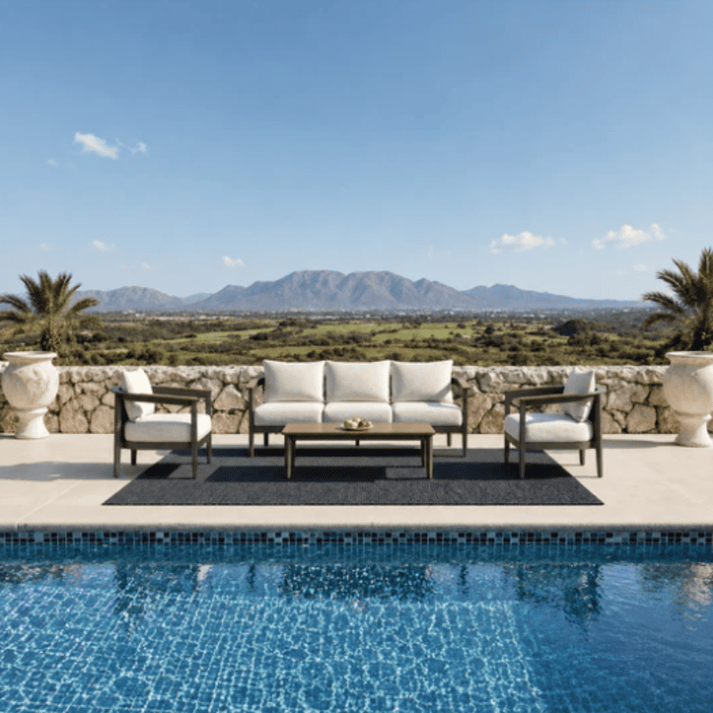 Aluxo® Hemera Outdoor Range 5-Seater Lounge Set