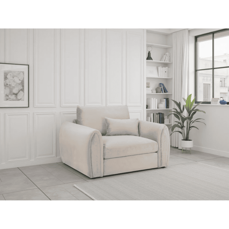 Mirabel Plush Velvet Armchair