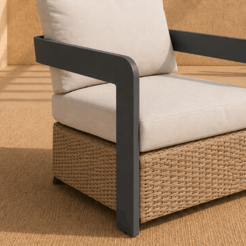 Aluxo® Selene Outdoor Lounge Set — Wicker (5-Seater)
