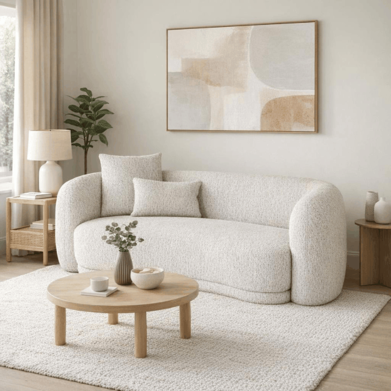 Sorelle Two-Seater Sofa with Cushions