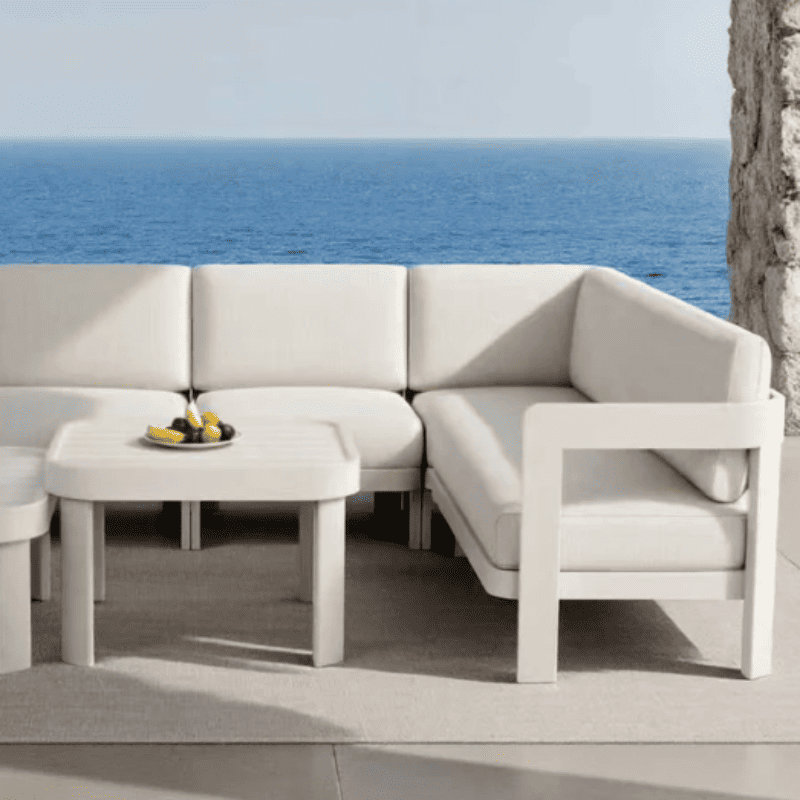Aluxo® Sofia Outdoor Range 8-Seater Corner Lounge Set