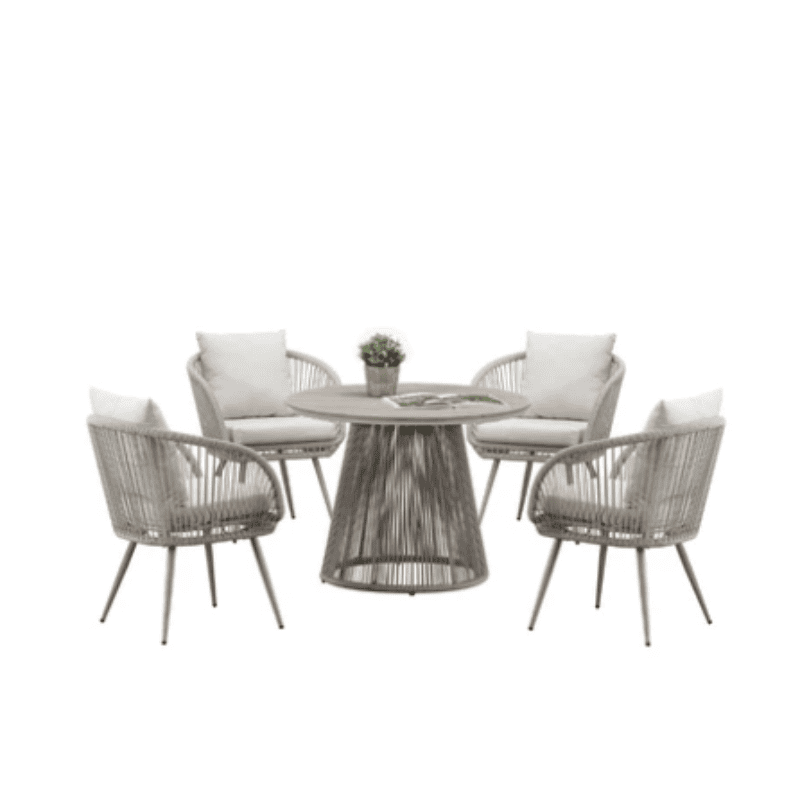 Cove Outdoor Dining Set Natural (4-Seater)