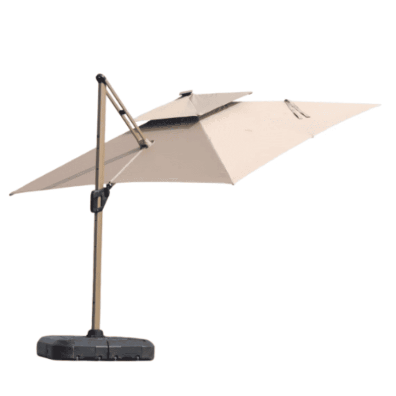Camber 3m Cantilever Parasol with Solar-Powered LED Lights
