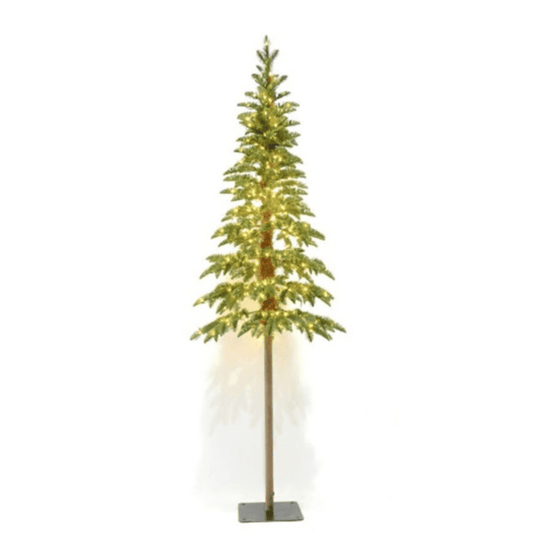 Large Green Woodland Pre-Lit 350 LED Christmas Tree