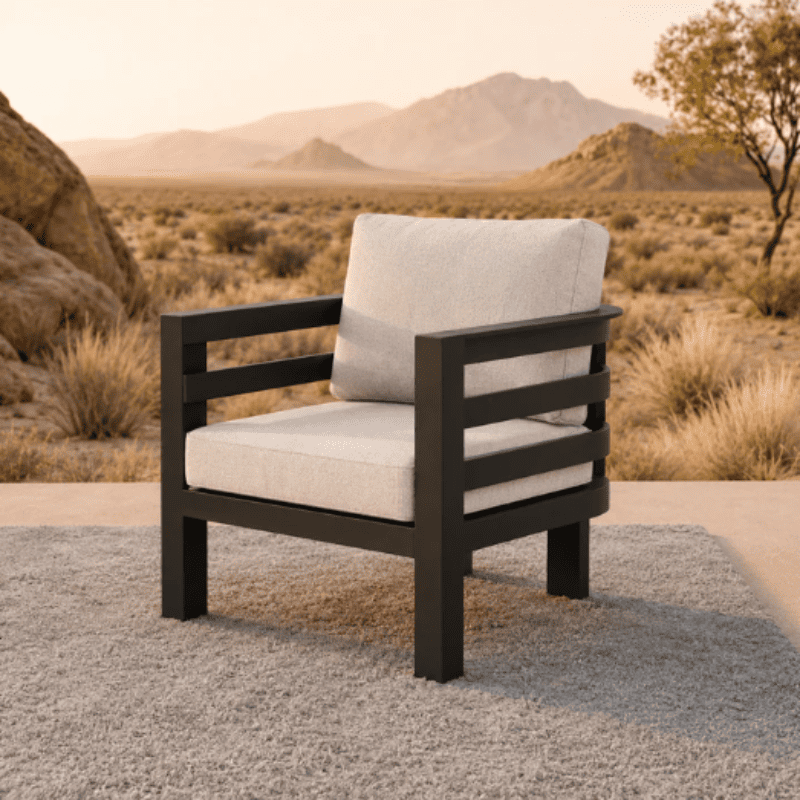 Andros Outdoor Lounge Set Onyx (5-Seater)