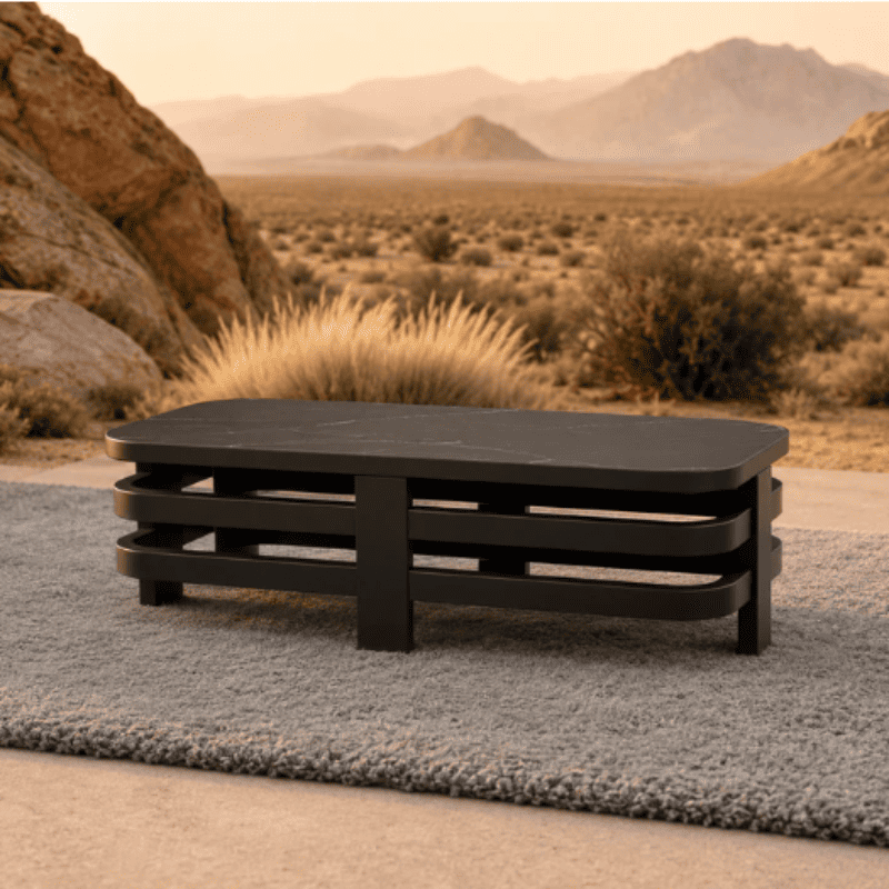 Andros Outdoor Lounge Set Onyx (5-Seater)
