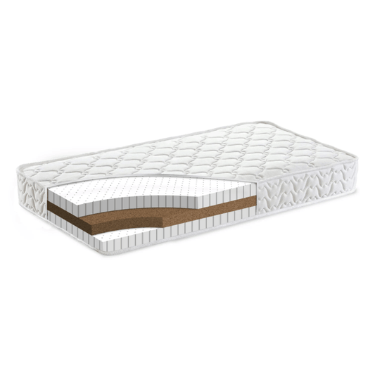 Demko Organic Coir Mattress DeLuxe D | Medium Firm Vegan Tencel GOTS Organic Cotton