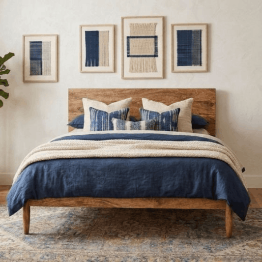 Scandi Mango Wood Bed Frame