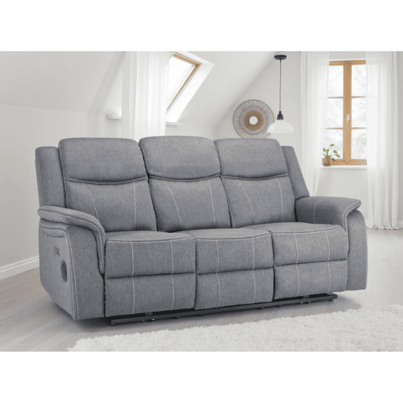Galaxy Tech 3-Seater Electric Recliner Sofa