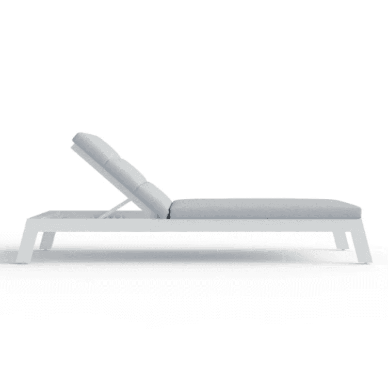 Dasia Outdoor Sun Lounger White