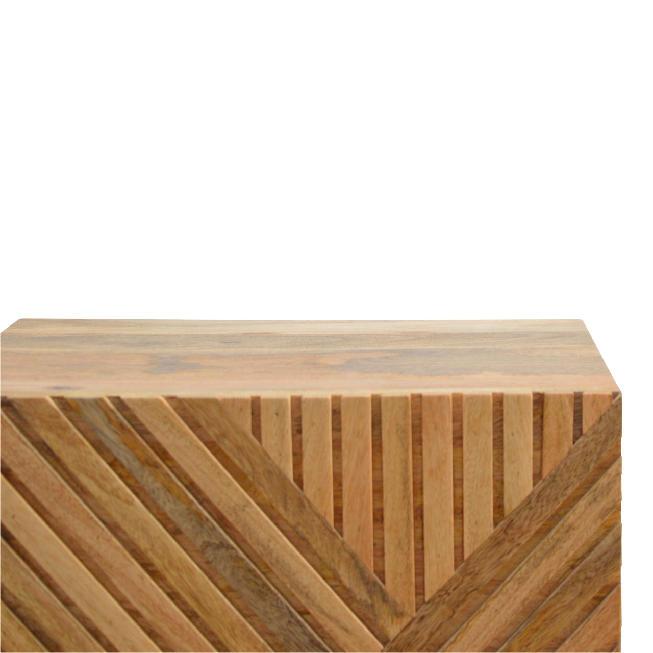 Artisan Lille 2 Drawer Oak-ish Bedside