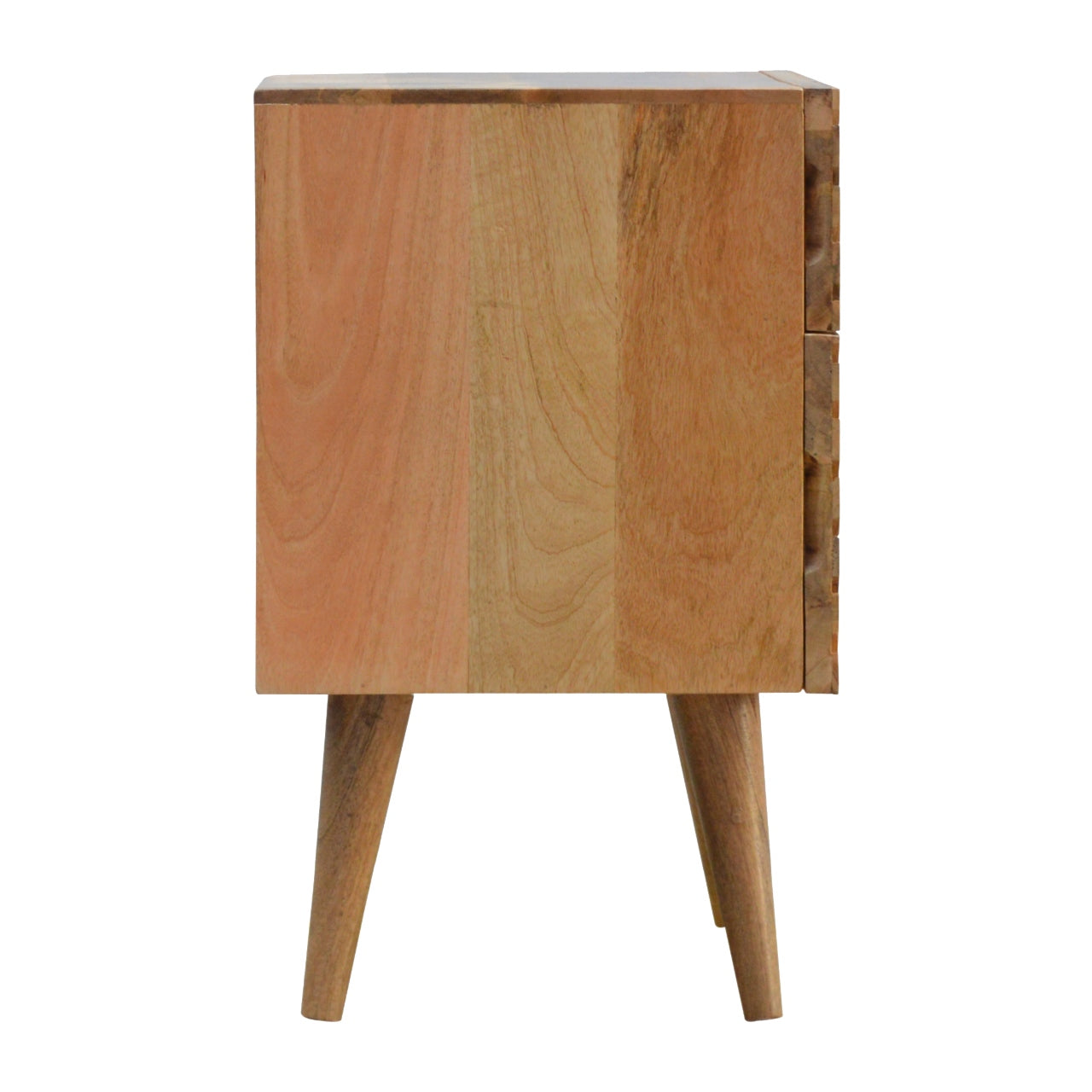 Artisan Lille 2 Drawer Oak-ish Bedside