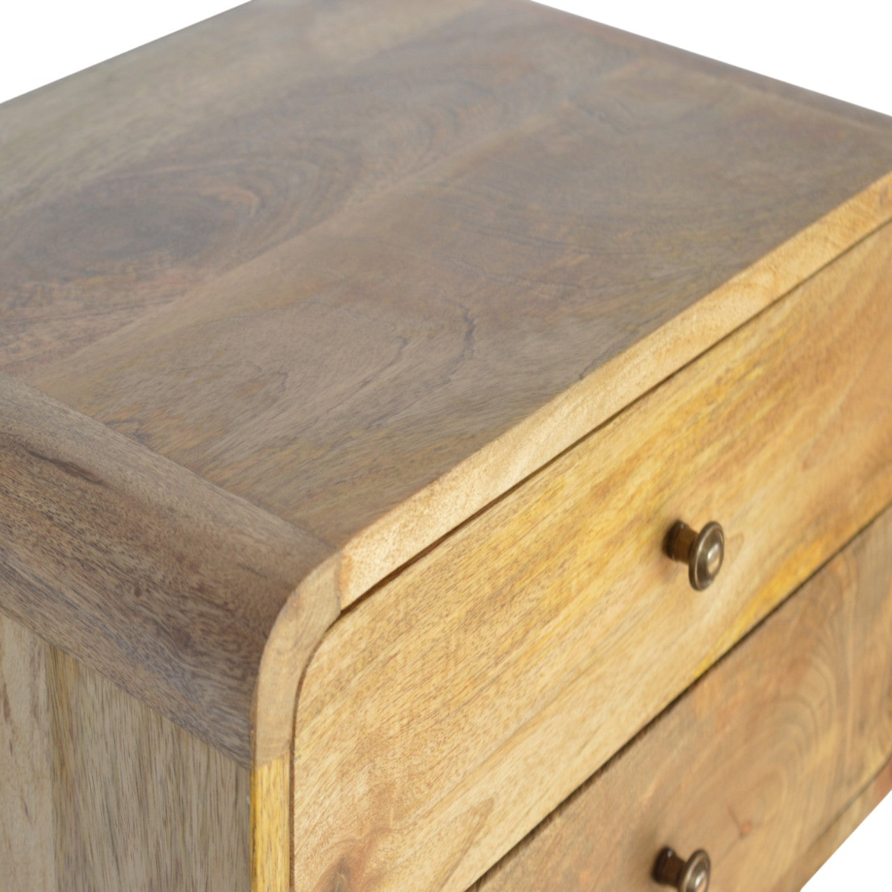 Artisan Oak-ish 2 Drawer Floating Bedside