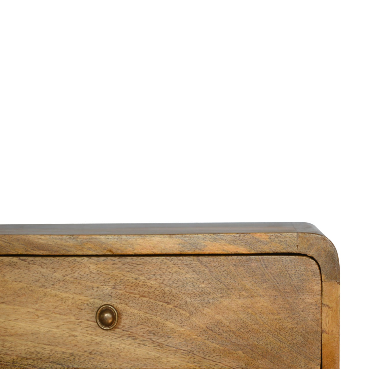 Artisan Floating Curve Open Slot Bedside