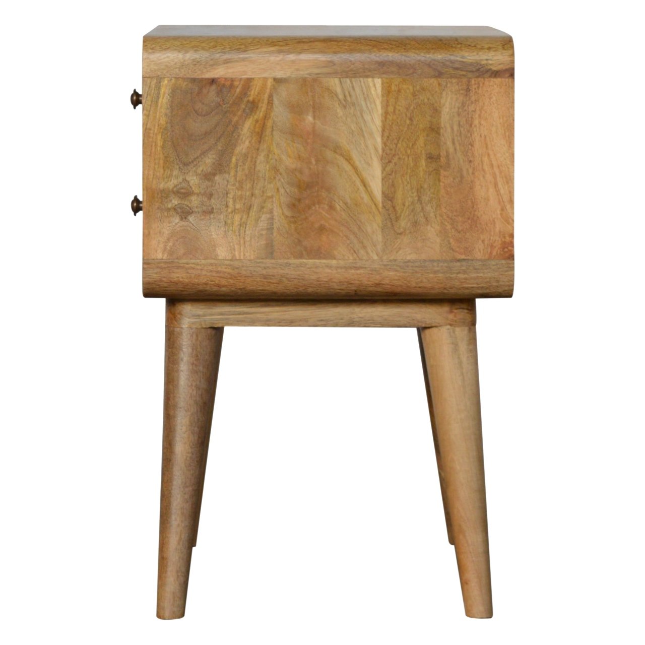 Artisan Curved Oak-ish Bedside