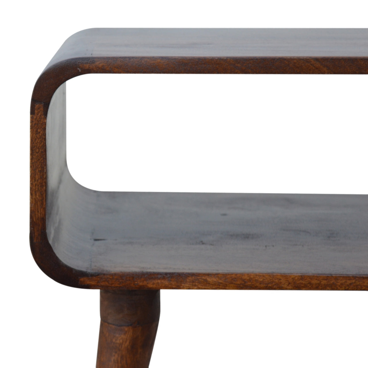 Artisan Curved Open Chestnut Bedside