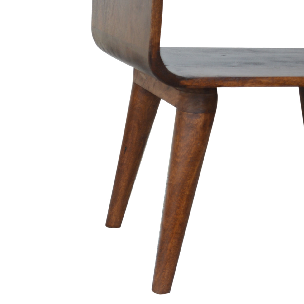 Artisan Curved Open Chestnut Bedside