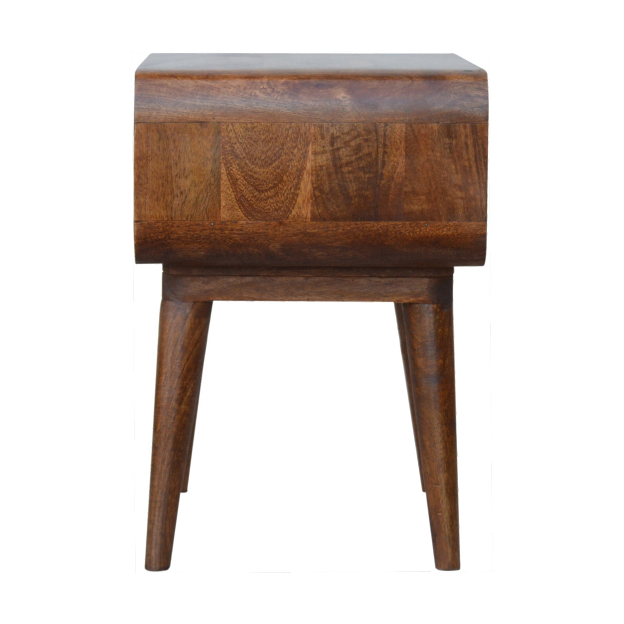 Artisan Curved Open Chestnut Bedside